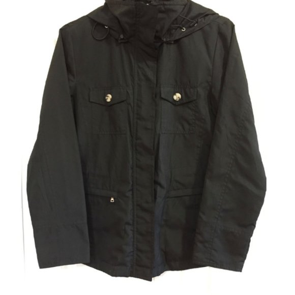 Black Esprit hooded lightweight jacket M 8/10 - Picture 5 of 6